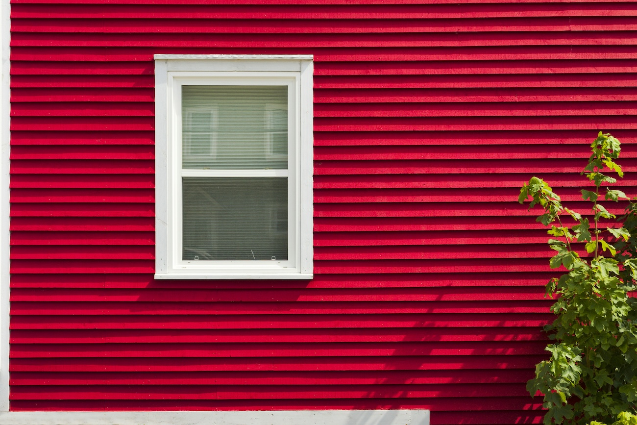 Updated siding section with refreshed finish